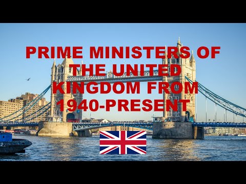 PRIME MINISTERS OF THE UNITED KINGDOM FROM 1940 - PRESENT