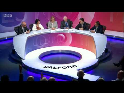 Didsbury Mosque "Radicalisation" material palmed off by the BBC to shut down debate - Question Time
