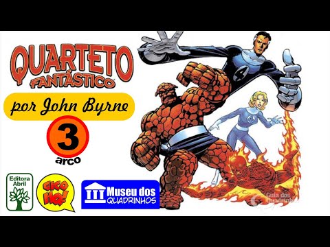 QUARTETO FANTSTICO por JOHN BYRNE (3)! Museu dos Quadrinhos!