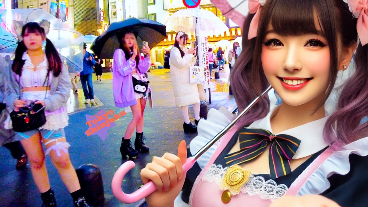 Tokyo Shinjuku 👍 Line Night 💖 4K Nonstop 1 Hour