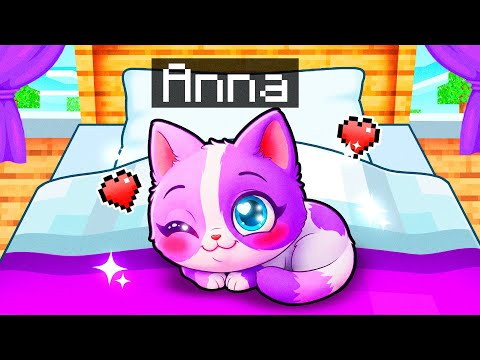 ANNA devient un BÉBÉ CHAT sur MINECRAFT ! 