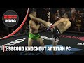 Titan FC’s Luis Hernandez wins with 1-second head-kick KO | ESPN MMA