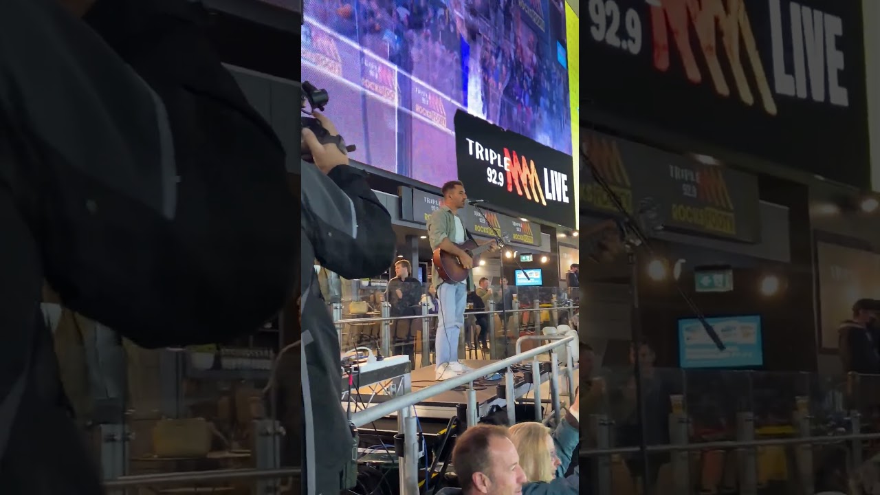 David from Wedding Music Perth Live at Optus Stadium