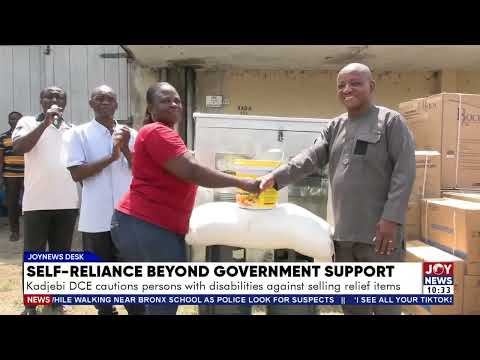 Self-Reliance Beyond Govt Support: Kadjebi DCE cautions PWDs against selling relief items