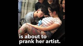 New prank prank tattoo effect viral video 2021