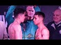 LEO SANTA CRUZ AND RAFAEL RIVERA GO FACE TO FACE AT WEIGH INS BEFORE THEIR CHAMPIONSHIP FIGHT ON FOX