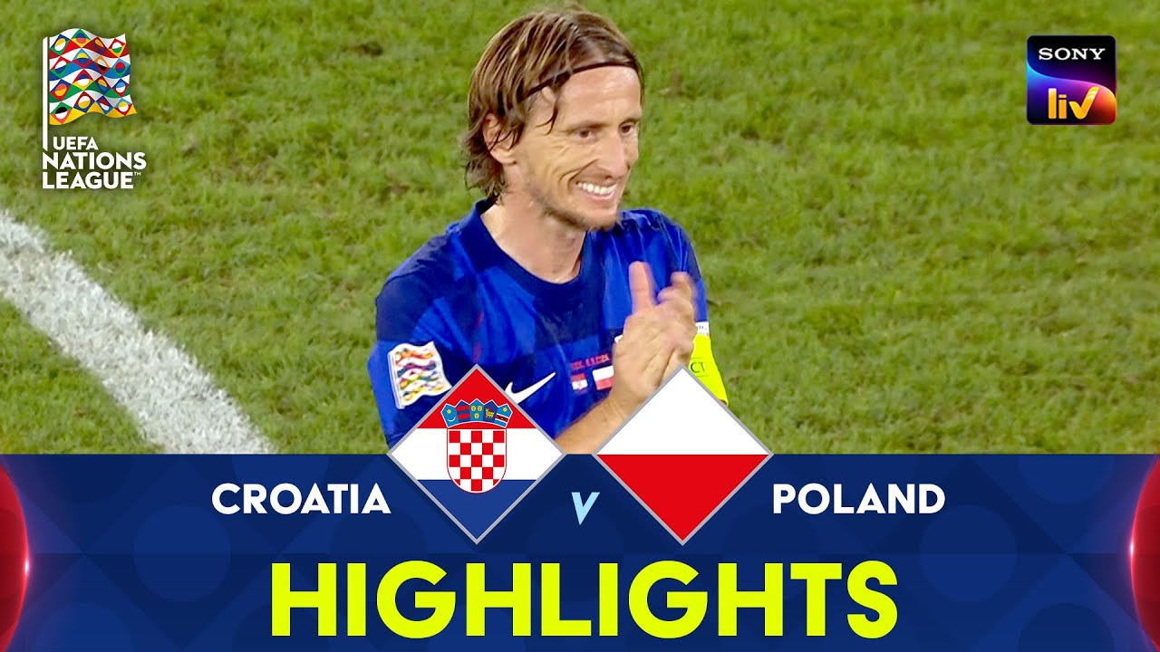 Croatia vs Poland | Highlights | UEFA Nations League | 9th September 2024