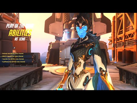 Agilities Pro Echo gameplay - POTG! [ Overwatch Season 26 Top 500 ]