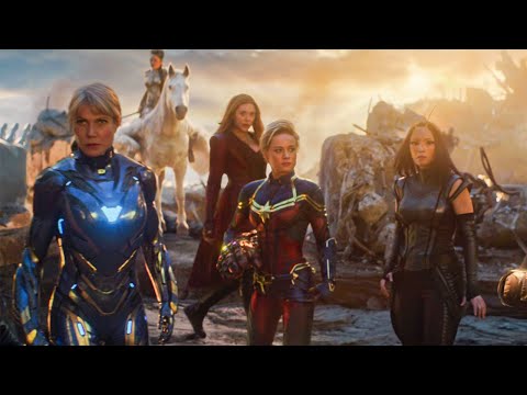 Female Avengers Unite Scene [Hindi] - Avengers 4 Endgame 2019 - 4K Movie Clip