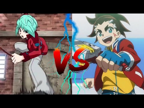 Delta VS Aiger Launch Form Comparison || Beyblade Burst Clip :3