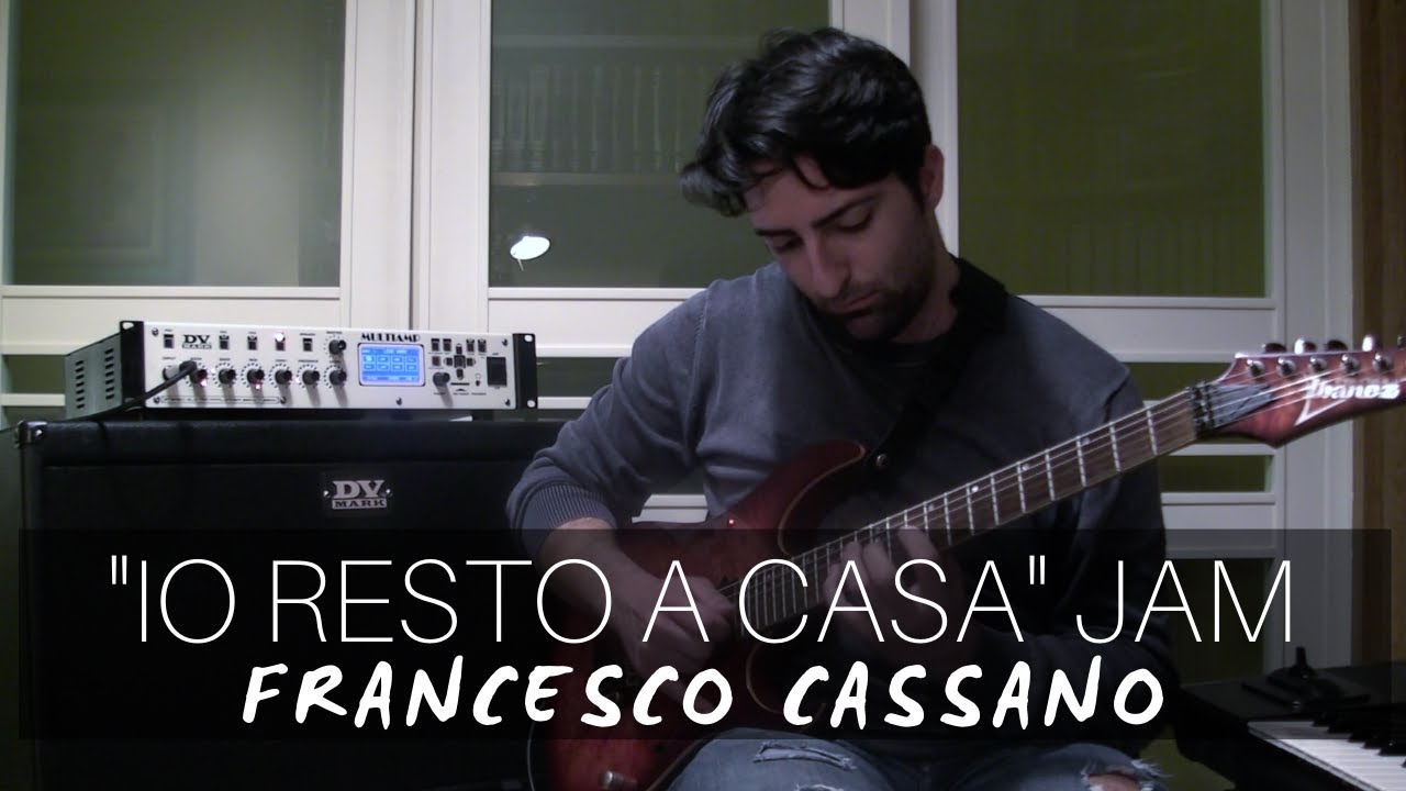 'Io resto a casa' Jam || Francesco Cassano guitar solo