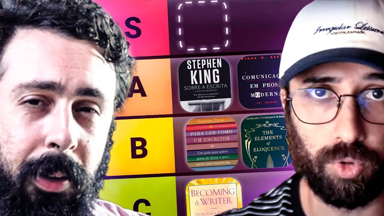 Ranqueando os MELHORES livros sobre ESCRITA | com @rafaelcenson