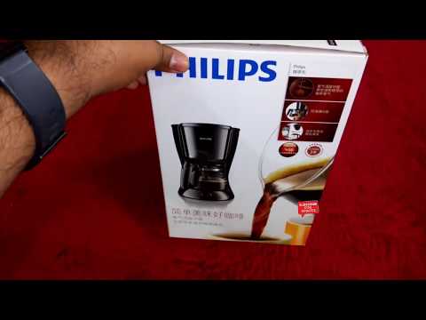 Philips HD7431 Coffee Maker Unboxing in English