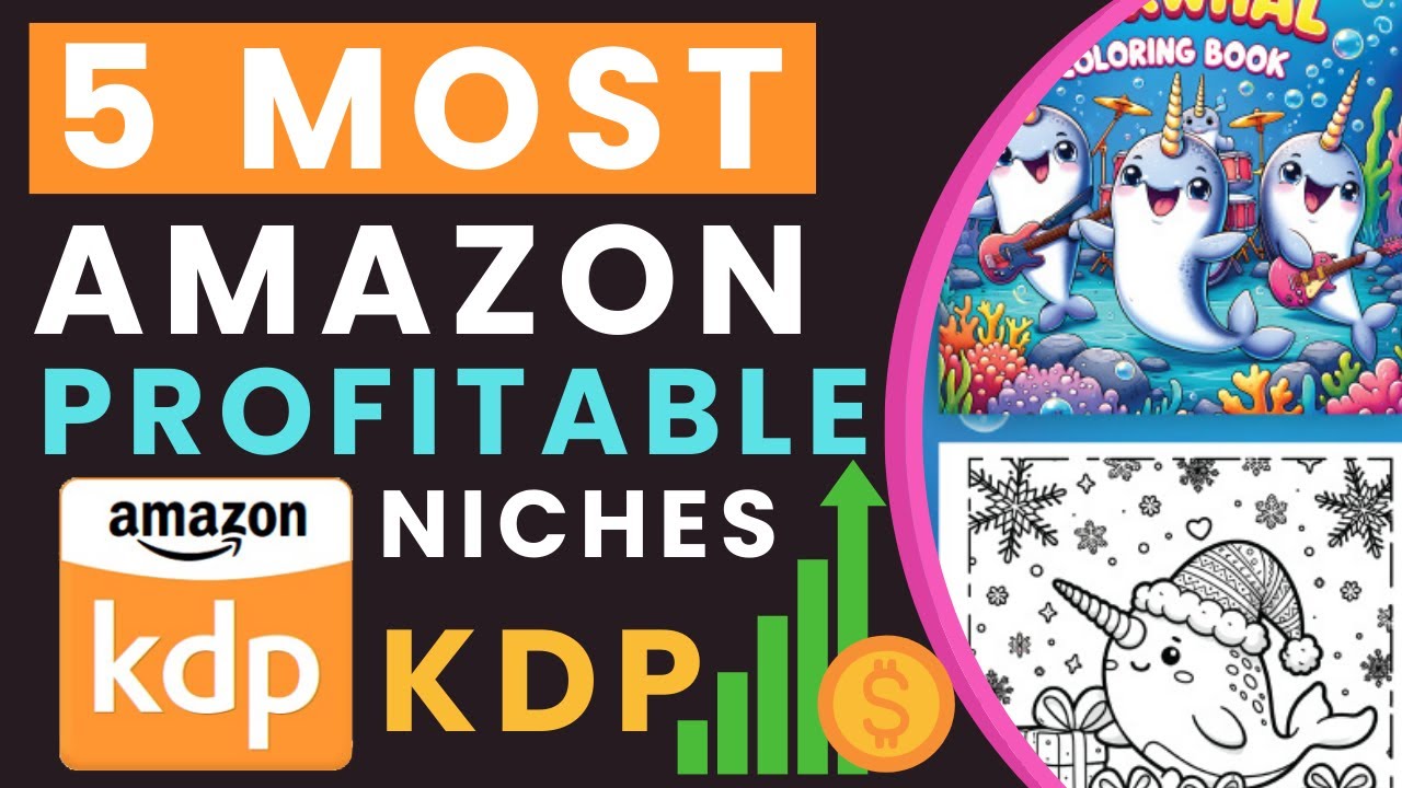 5 Most Profitable Amazon KDP Niches in 2025 (Earn $1k+ Monthly)