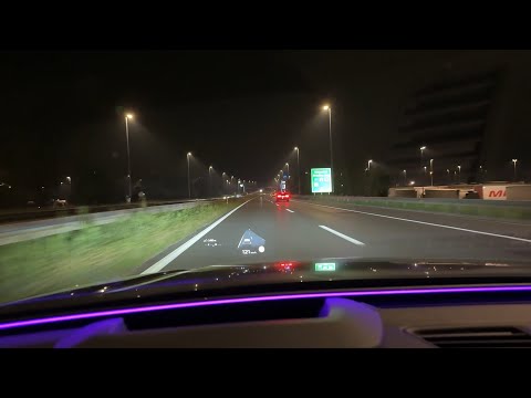 AUDI A5 2025 - MATRIX LED lights test & demonstration (DARK ROAD, country road & highway)