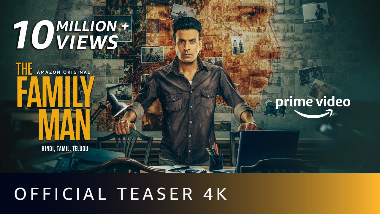 The Family Man Season 2 - Official Teaser 4K | Raj & DK | Manoj Bajpayee, Samantha | Amazon Original