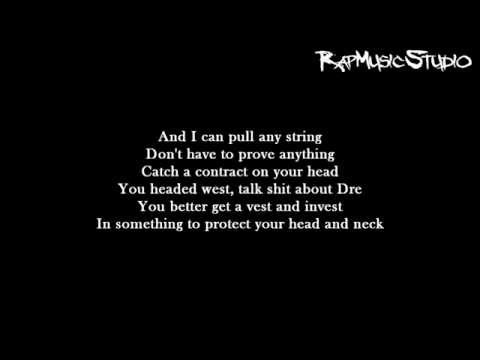 Eminem ft. Dr. Dre - Say What You Say | Lyrics on screen | Full HD