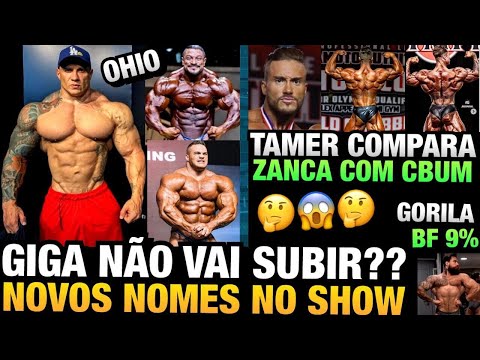 GIGA FORA DO ARNOLD OHIO ?? - ZANCA COMPARADO AOS TOP 3 OLYMPIA + GORILA 9% DE BF + KEONE E MAIS