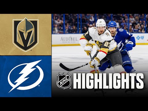 NHL Highlights | Golden Knights vs. Lightning | October 26, 2025