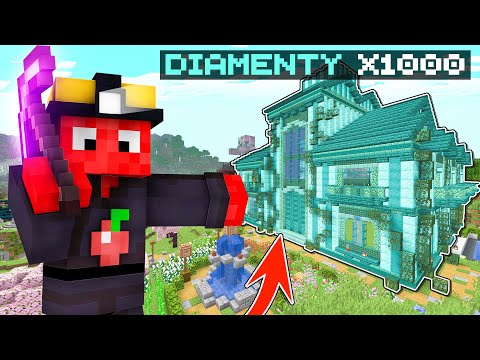 Zbudowałem DIAMENTOWĄ WILLĘ na Minecraft Hardcore #26