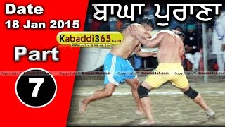Bagha Purana (Moga) Kabaddi Tournament 18 Jan 2015 Part 1 by Kabaddi365.com
