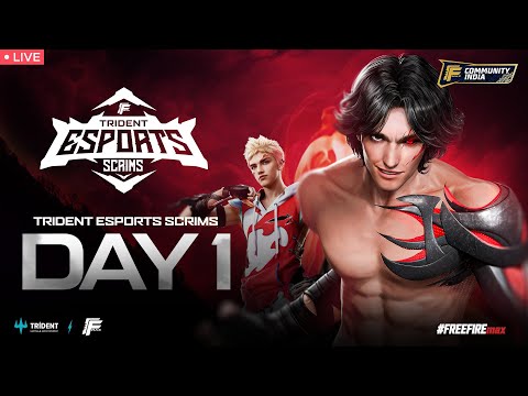 Trident Esports Scrims | Free Fire Max | Day 1
