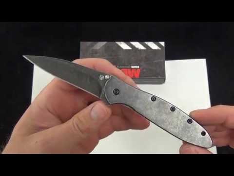Kershaw Leek Composite Blade Blackwash Finish
