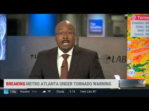 The Weather Channel Coverage of the Metro Atlanta Tornado - 5/3/2021 10:20 AM EDT