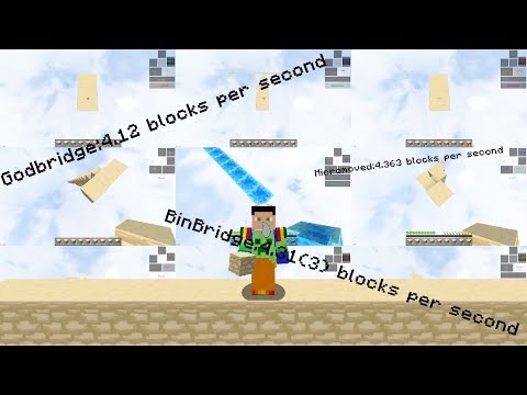 Every Minecraft Bridging technique! + Speed Comparison