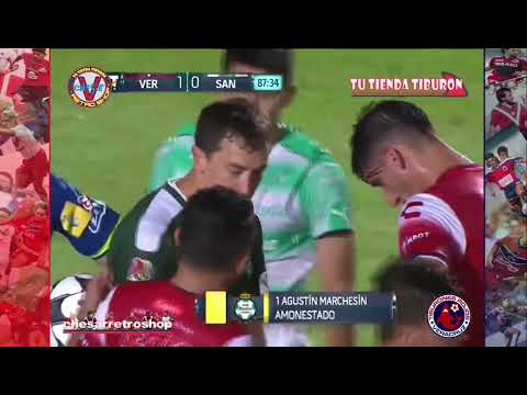 Gol Gabriel Peñalba Veracruz Vs Santos Apertura 2016