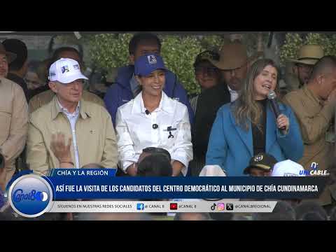 Visita de candidatos del Centro Democrático al Chía Cundinamarca, informe especial