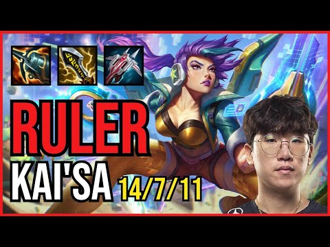 RULER - KAI'SA vs APHELIOS ADC - KR Challenger - Patch 11.5
