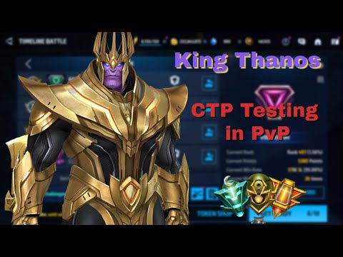 King Thanos! Quick CTP testing for the new PvP META - Marvel Future Fight