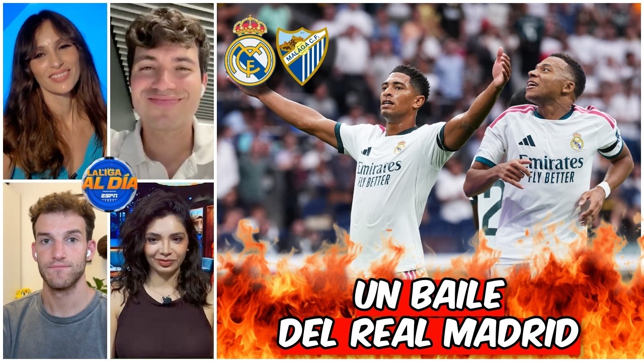 REAL MADRID DESTROZÓ al MÁLAGA y SIGUE con un INCIO PERFECTO. Es un GRAN EQUIPO | La Liga Al Día