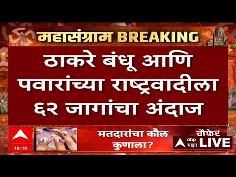 BMC Election Exit Poll LIVE | Thackeray Brothers Vs Mahayuti | Maharashtra Politics | ABP Majha LIVE