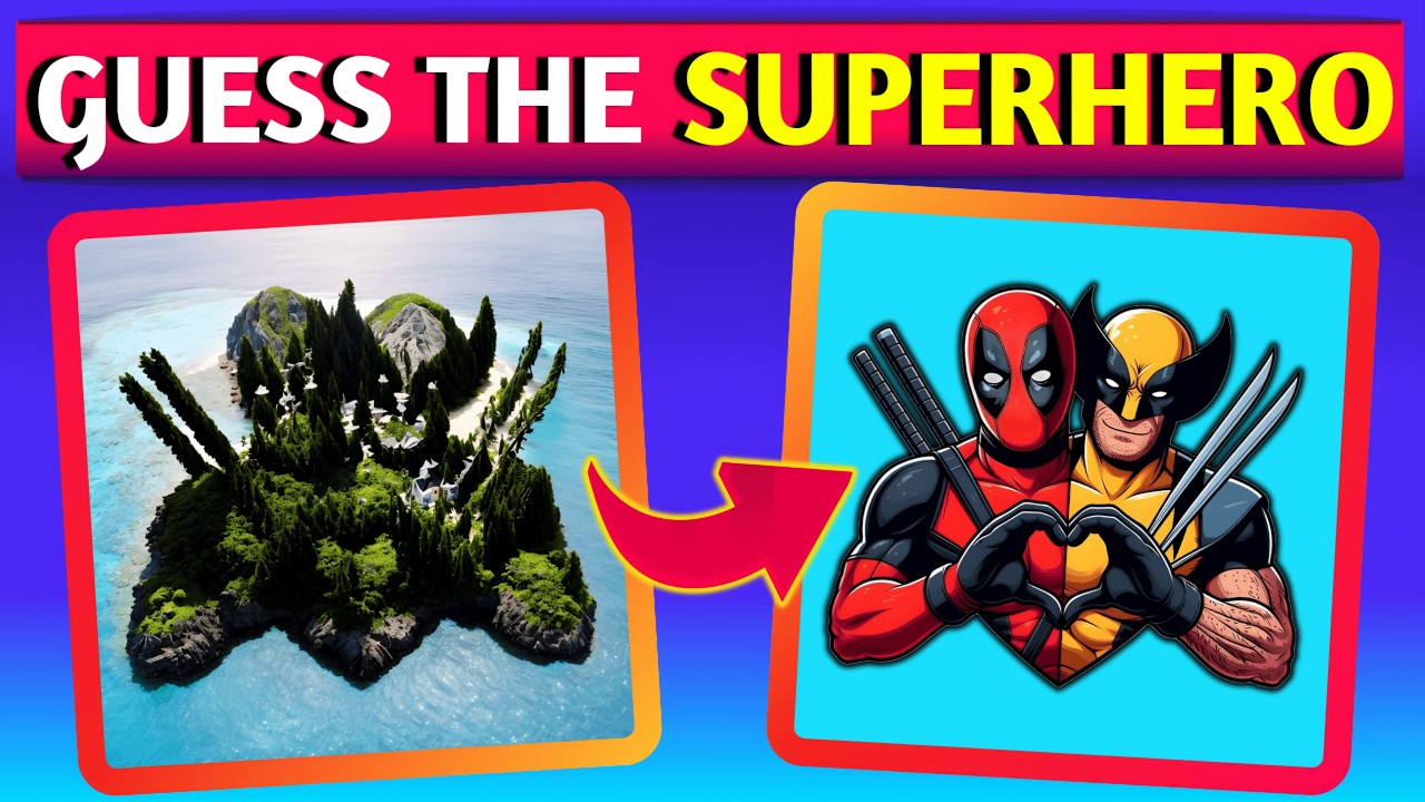 Guess the Hidden SUPERHERO by ILLUSION 🦸‍♂️🦸‍♀️ | 31 ultimate levels | superhero quiz