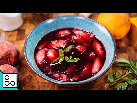 Pêches au vin - YouCook
