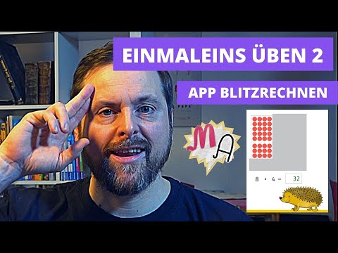 Einmaleinsüben üben mit der App Blitzrechnen von Klett