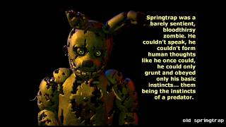 How Springtrap's character changed over the years