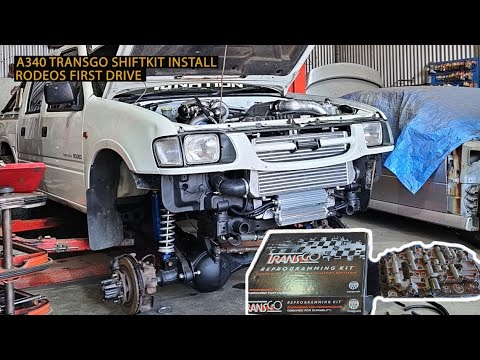 Transgo Shift kit Fitted to the A340 Manulised Auto TF Rodeo | Rodeos first drive