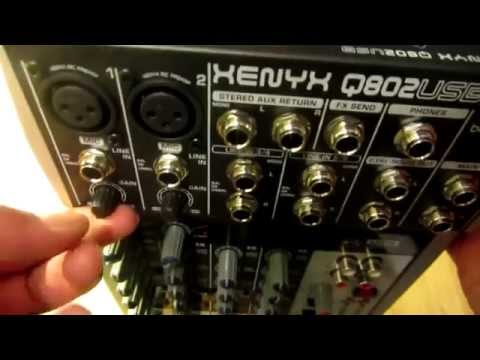 Behringer Xenyx q802 USB wird ausgepackt | Unboxing | Minesped