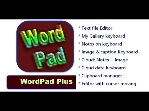 WordPad & Image-Notes Keyboard