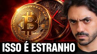 O BITCOIN ESTÁ SUBINDO NA HORA ERRADA