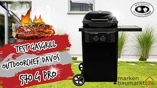 Gasgrill Test | Outdoorchef Gasgrill Davos 570 G Pro Test | Live BBQ Test | markenbaumarkt24