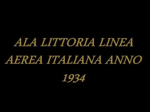 LAI LINEA AEREA ITALIANA ALA LITTORIA ANNO 1934