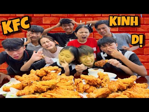 Anh Ba Phải Vlogs | Thử Thách Ăn Đồ Ăn K.I.N.H D.Ị 🤮 - KFC Chấm Mắm Siêu Thúi 🍗🍗 -Thắng 5.000.000