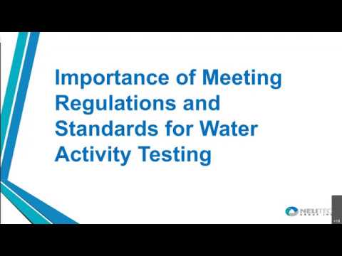 Water Activity Testing Results are the Key to Preventing Product Safety Failures Webinar