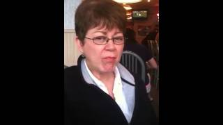 Mom chewing sour gum