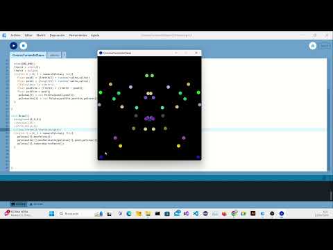 Processing Simetric Random Walker