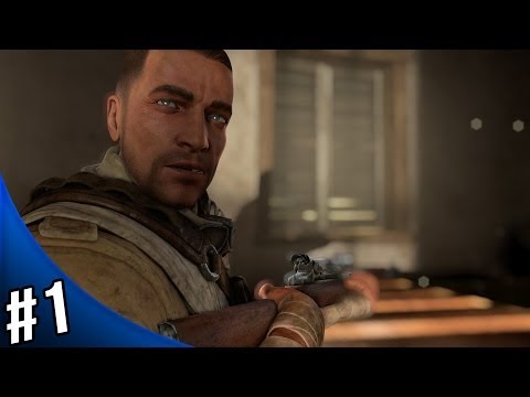 Sniper Elite 3 Gameplay Walkthrough Part 1 Let's Play - Tobruk